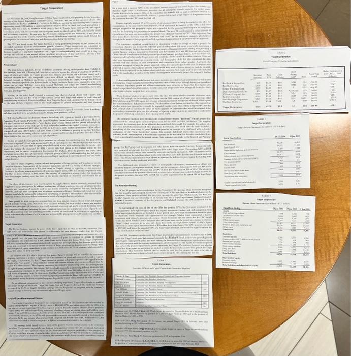 ? Target Corporation Feooomic Analysis Summary of Projoct frtoporals Gopher Place was