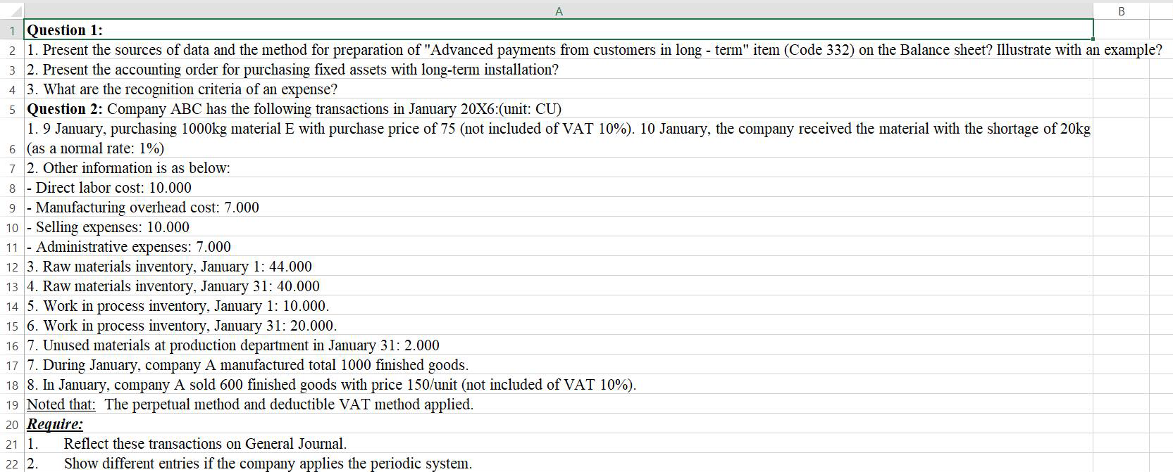 can anyone please help me with the question 2, with explanation please.