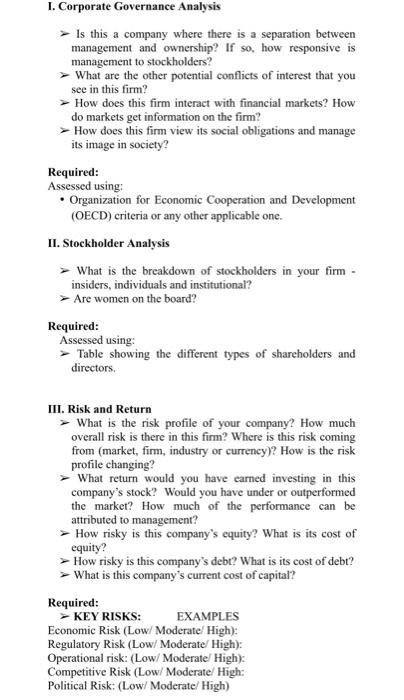 (long term or short term), investment needs and cash flow patterns? How