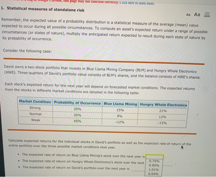  - H e, this page may not function correctly. Click here