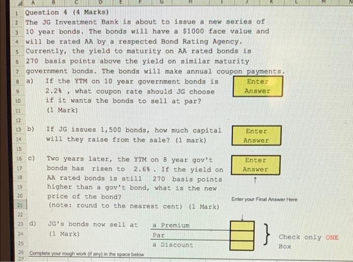  4 6 ON V 8 9 Question 4 (4 Marks) 2