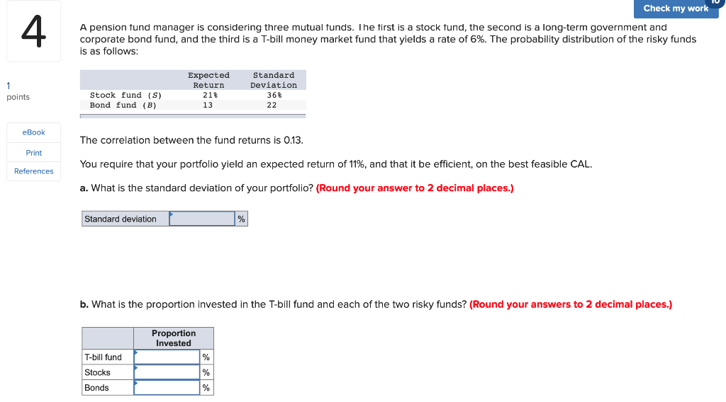 The first is a stock fund, the second is a long-term government