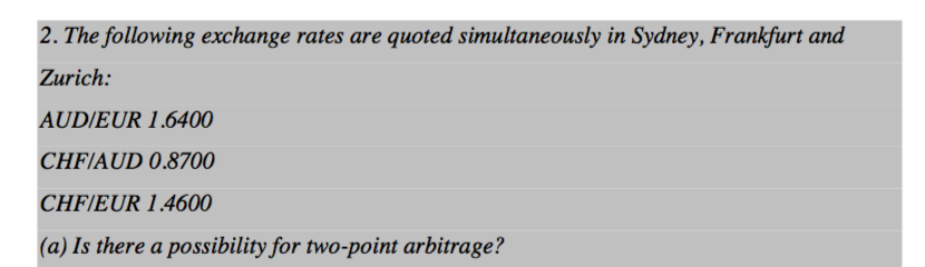  the answer states that, it is not possible as the exchange