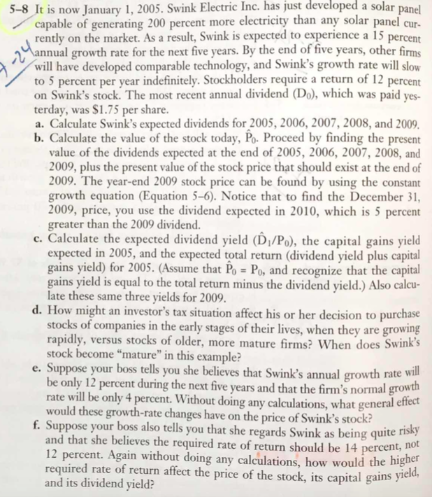 Please answer the whole question. Problems A, B, C, D, E, and