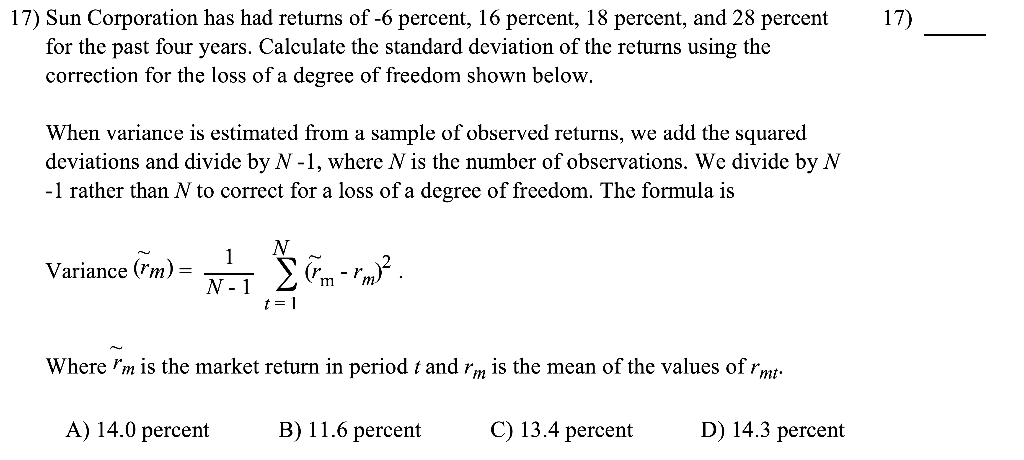Can Anyone explain it step by step without excel formula. Thanks 17)