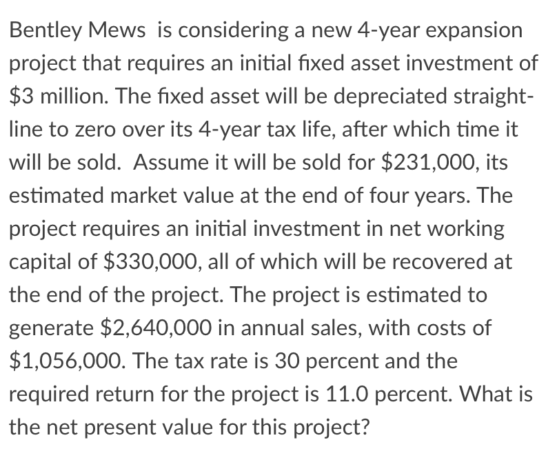 figure out for me. thanks Phone Home, Inc. is considering a new