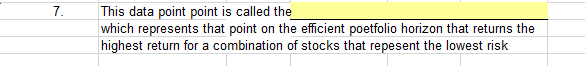 Please help to fill the yellow highlighted cell with your answer, thank