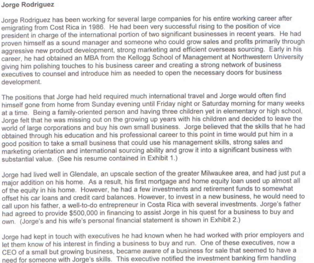 Molding Company? Give your valuation of the company using the three valuation