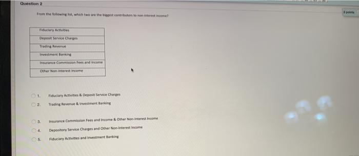  please answer these questions Question 2 From the following list, which