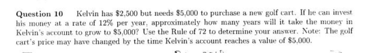 PLEASE SHOW ALL WORK AND FORMULAS, DON'T USE EXCEL. IF YOU USE