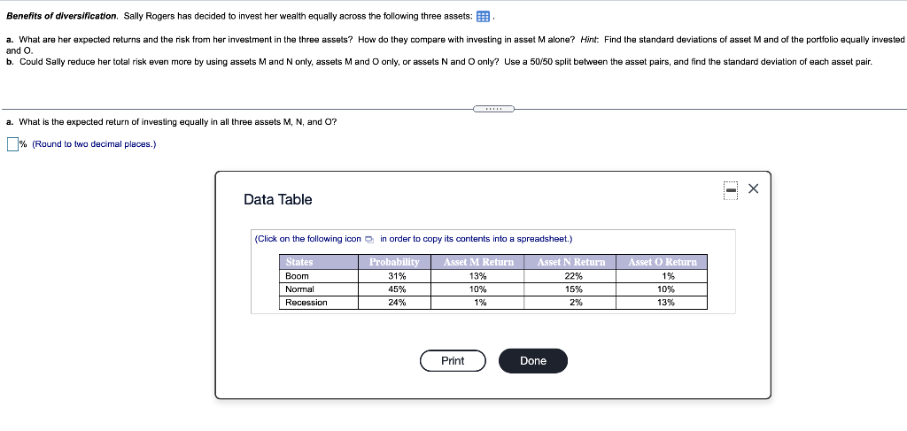 please answer both questions and round as it askes please Benefits of