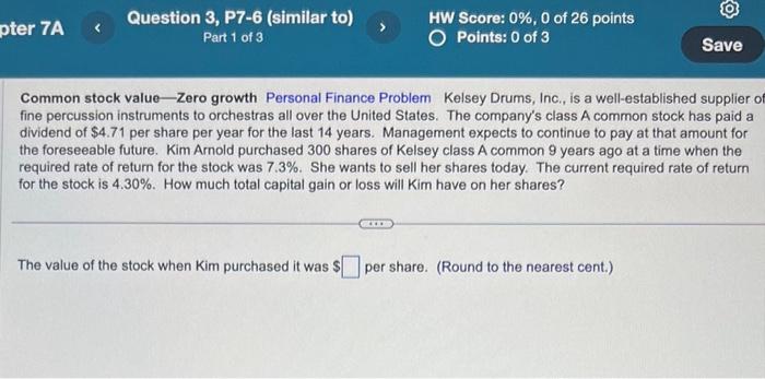 stock value A- C help me understand steps A - B Authorized