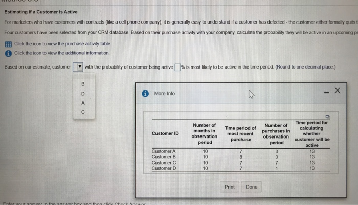 The customer etter formally as the contract, decided not to renew the