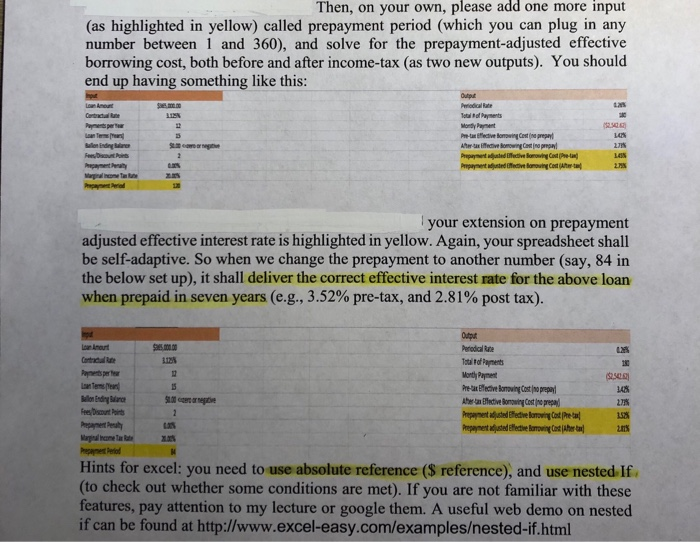  Please help with the nested if function for cell B10. I