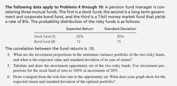 plz solve correctly The following data apply to Problems 4 through