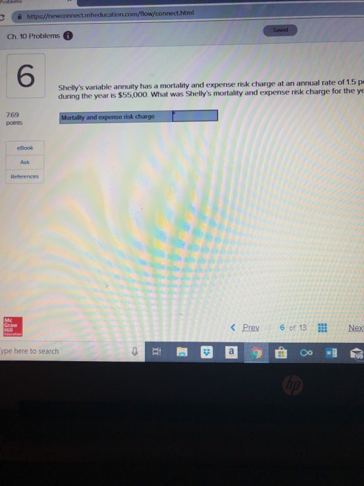 shellys variable annuity has a mortality and expense risk charge at an