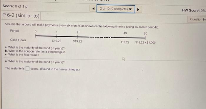  HW Score: 0% Question H 0 2 49 50 Score: 0