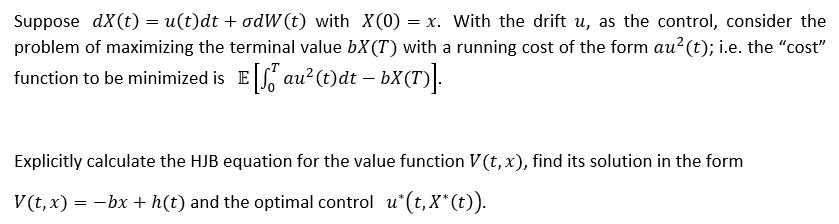 This is a Maths Finance problem. pl give complete solution. suppose