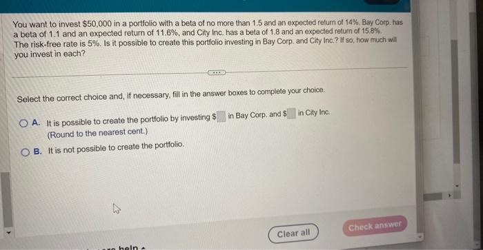 the correlation of A and B is 0.08 , calculate the volatility