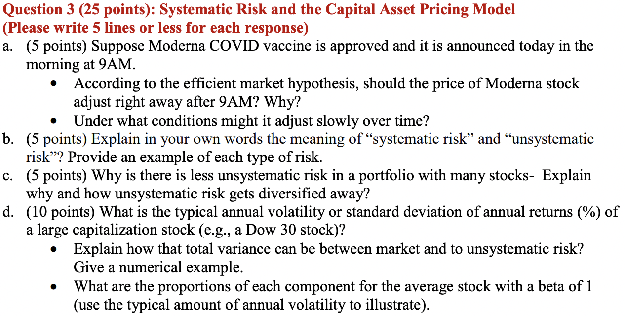 Please answer portion C and D ! I have already completed