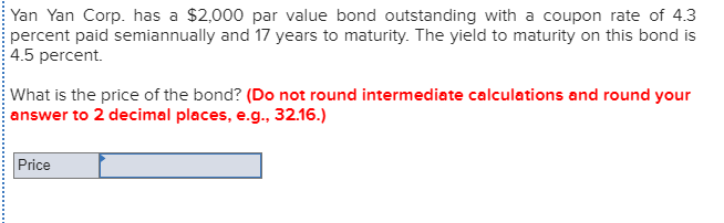 find a zero coupon bond with a par value of $10,000 and