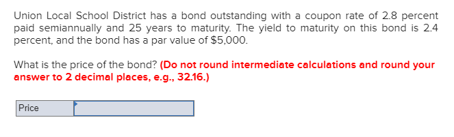 15 years to maturity. The yield to maturity on this bond is