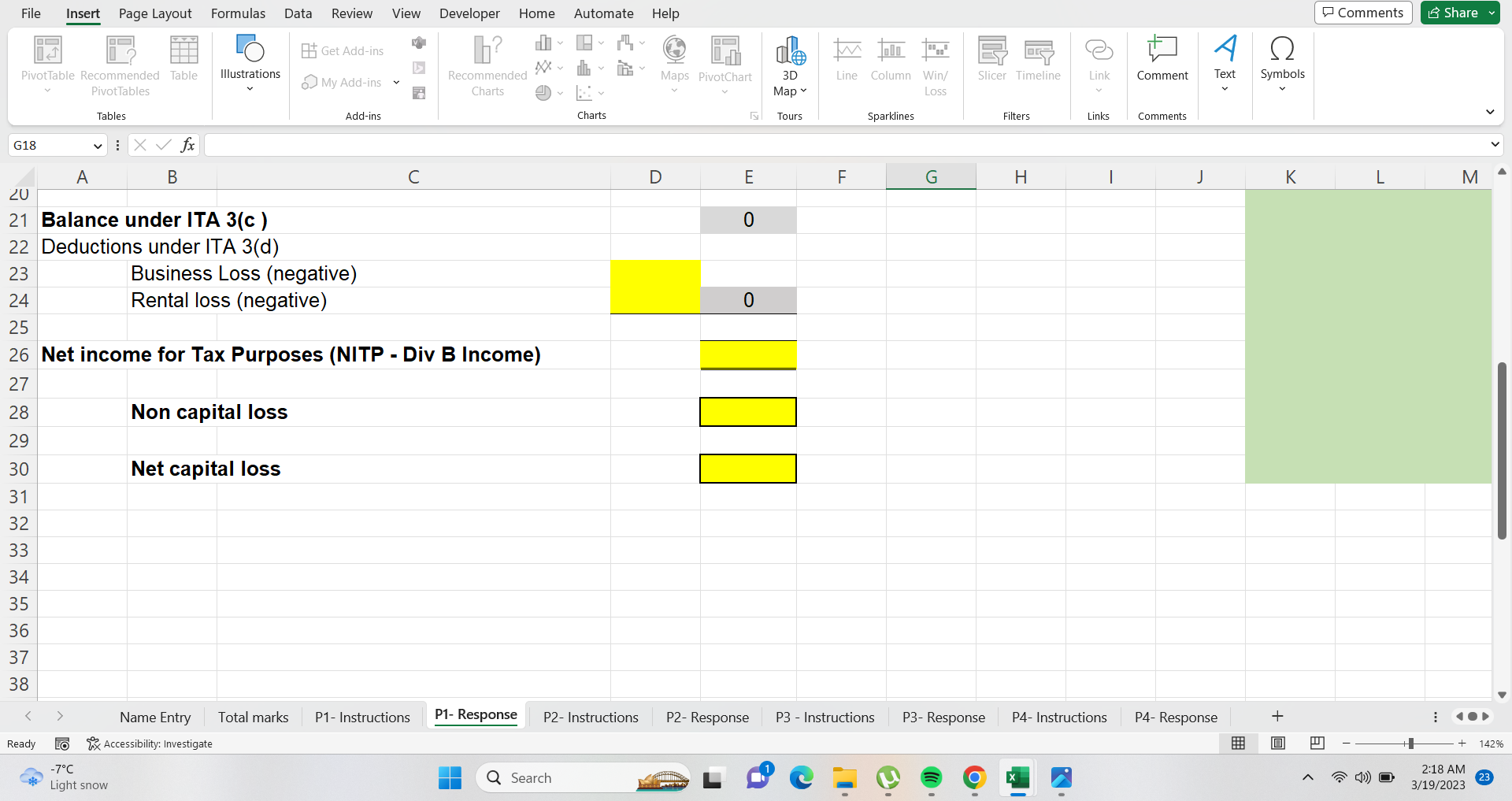 net employment income of $52000 and interest income of $6000. Capital gains