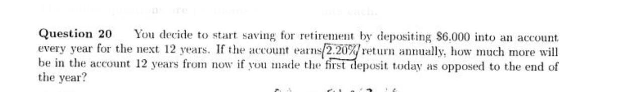 PLEASE SHOW ALL WORK AND FORMULAS, DON'T USE EXCEL. IF YOU USE