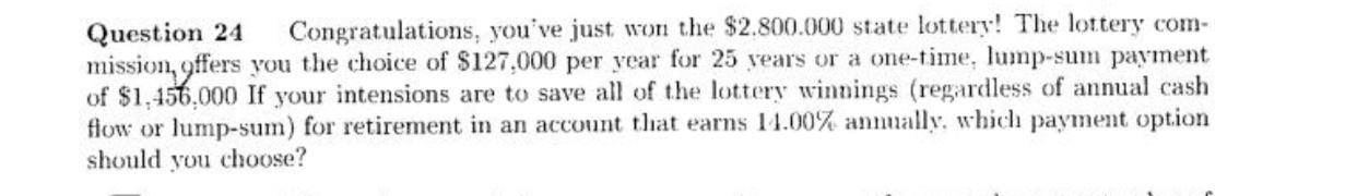 PLEASE SHOW ALL WORK AND FORMULAS, DON'T USE EXCEL. IF YOU USE