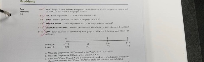  help me answer these questions please Problems Easy 11 Problems 11-2