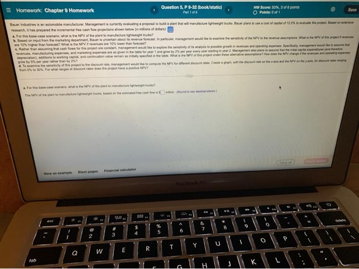 please help! thank you :) Save = Homework: Chapter 9 Homework Question