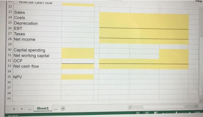 Quad Enterprises is considering a new three-year expansion project that requires an