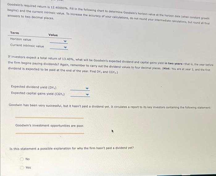 two years (0, and Ds). However, after the fifth year, she expects