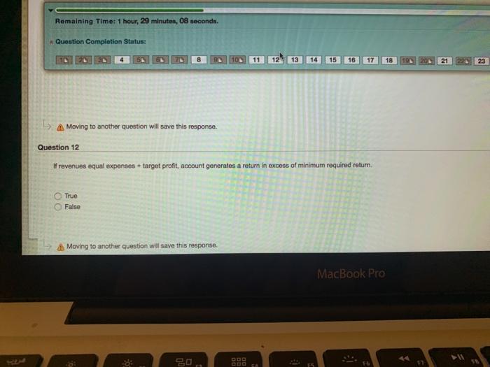 to another question will save this response. Question 11 A sub-prime loan
