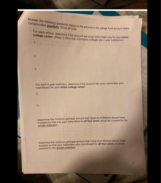 please answer quickly will leabe great review! Answer the following questions based