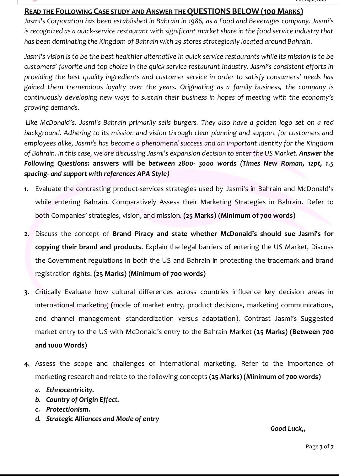  help me solve these questions READ THE FOLLOWING CASE STUDY AND