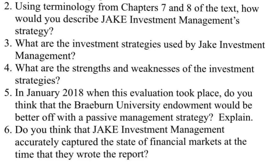 Thank you. Investment Case Firm: JAKE Investment Management, LLC. Client: Braeburn University.
