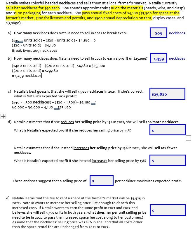 Could use some help with answering the remaining problems and making sure