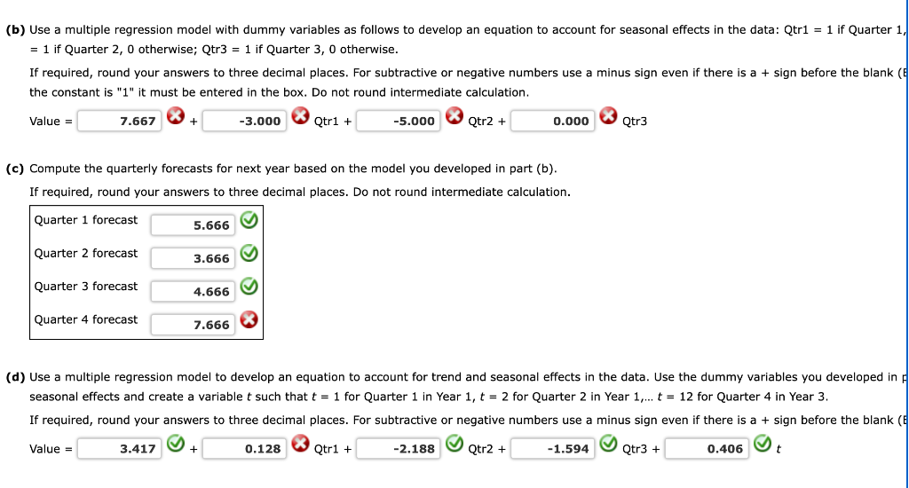 multiple regression model with dummy variables as follows to develop an equation