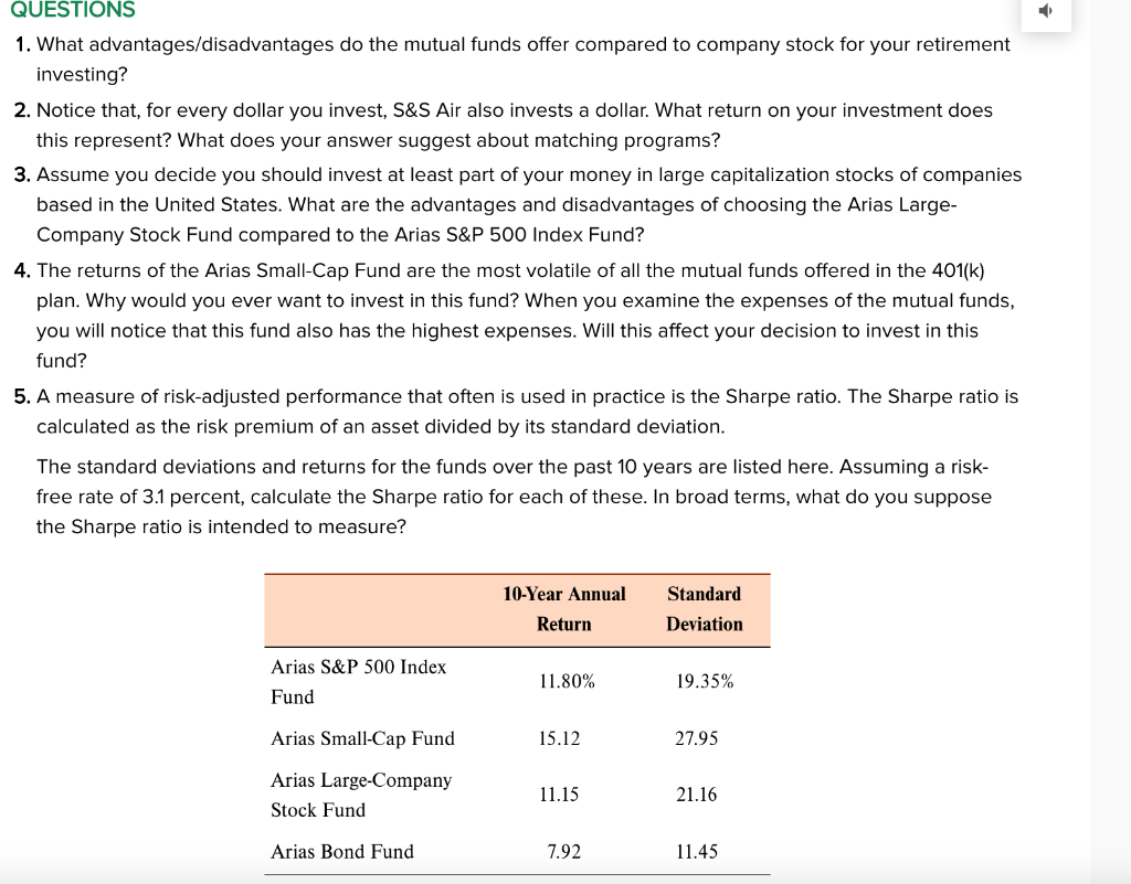 graduated from college, and your job search led you to S&S Air.