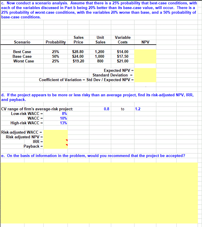Internet activities. It would cost $10 million at Year 0 to buy