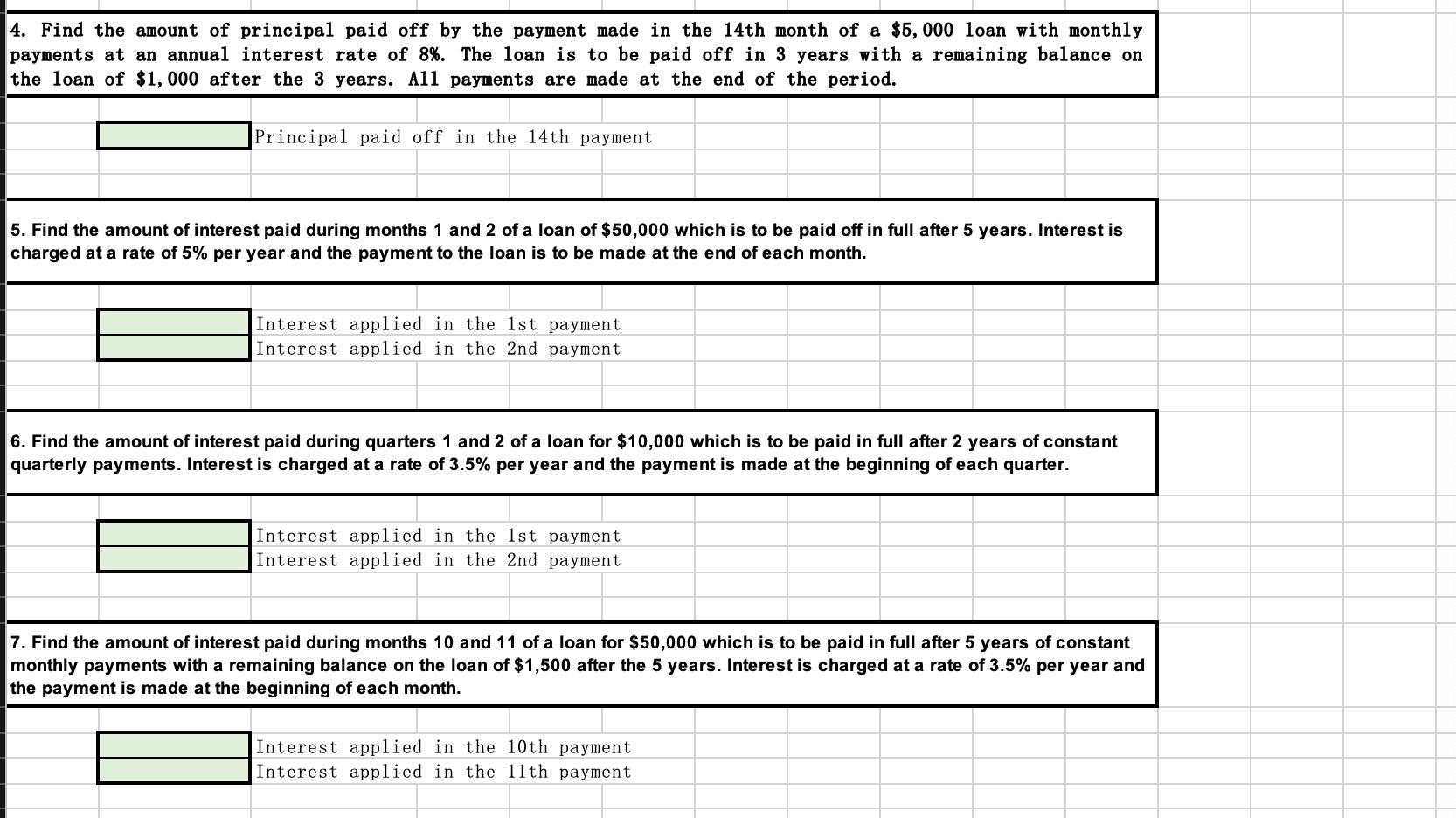 Remember that an APR is an annual rate and must be divided