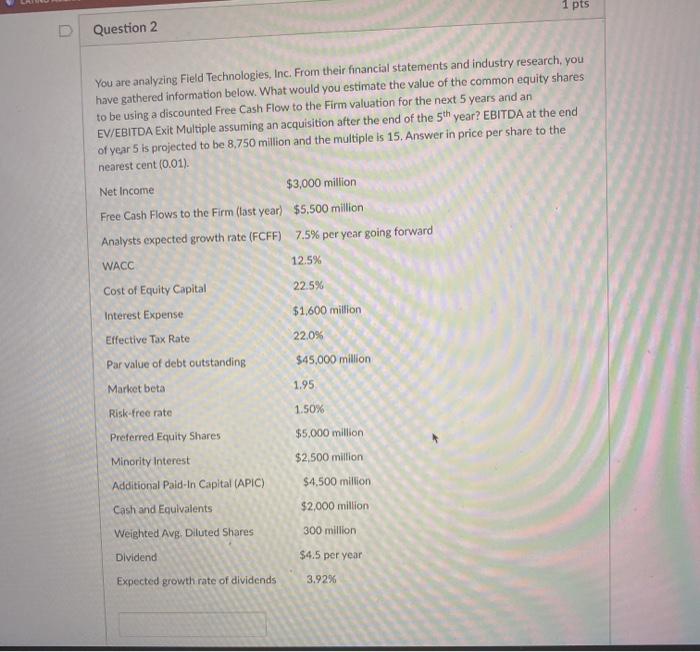 their financial statements and industry research, you have gathered information below. What