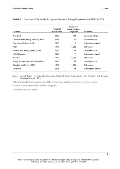 Kroll to start a new rating ageny: the Kroll Bond Ratings Ageny