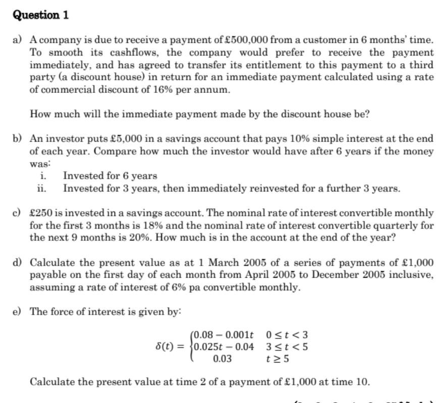  Each question is already a question in itself what kind of