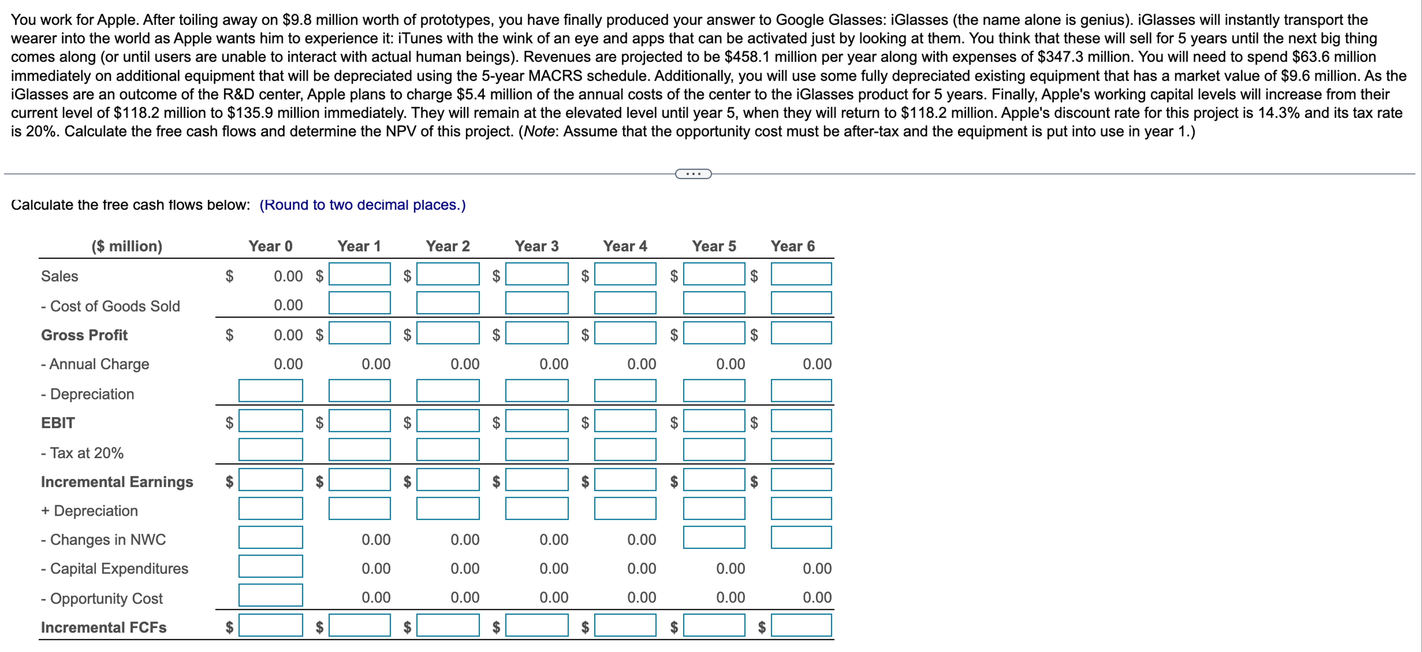  You work for Apple. After toiling away on $9.8 million worth