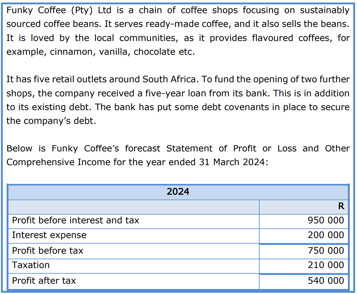 Question 1 (10 marks) Read the following scenario and answer the questions