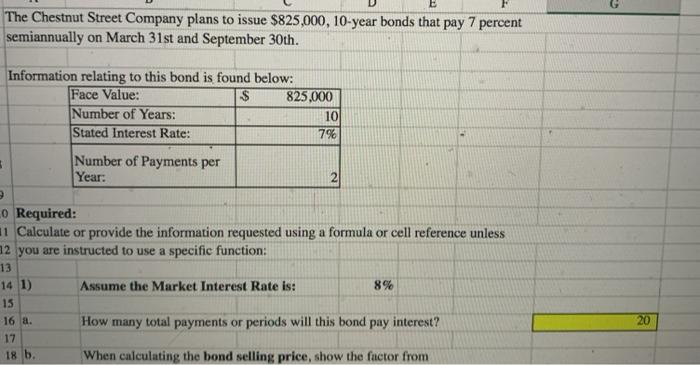 or present value table (found in worksheets included in this workbook) that