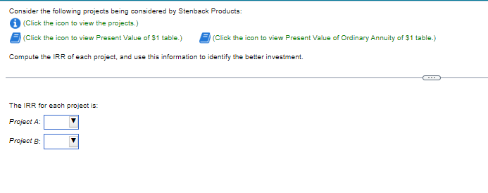 of this nature. - Froject \\( B \\) : Costs \\( \\$