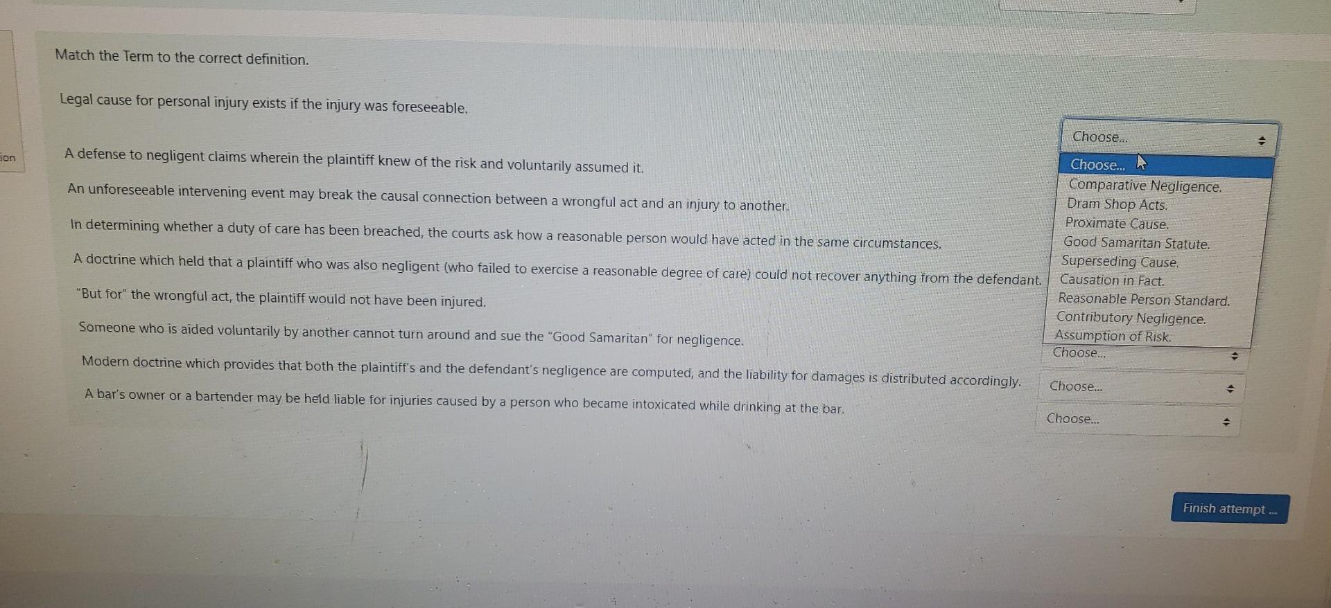 22/WI BLW-253-90 / Unit Four: Liabilities, Business & Personal - Homework Chapter